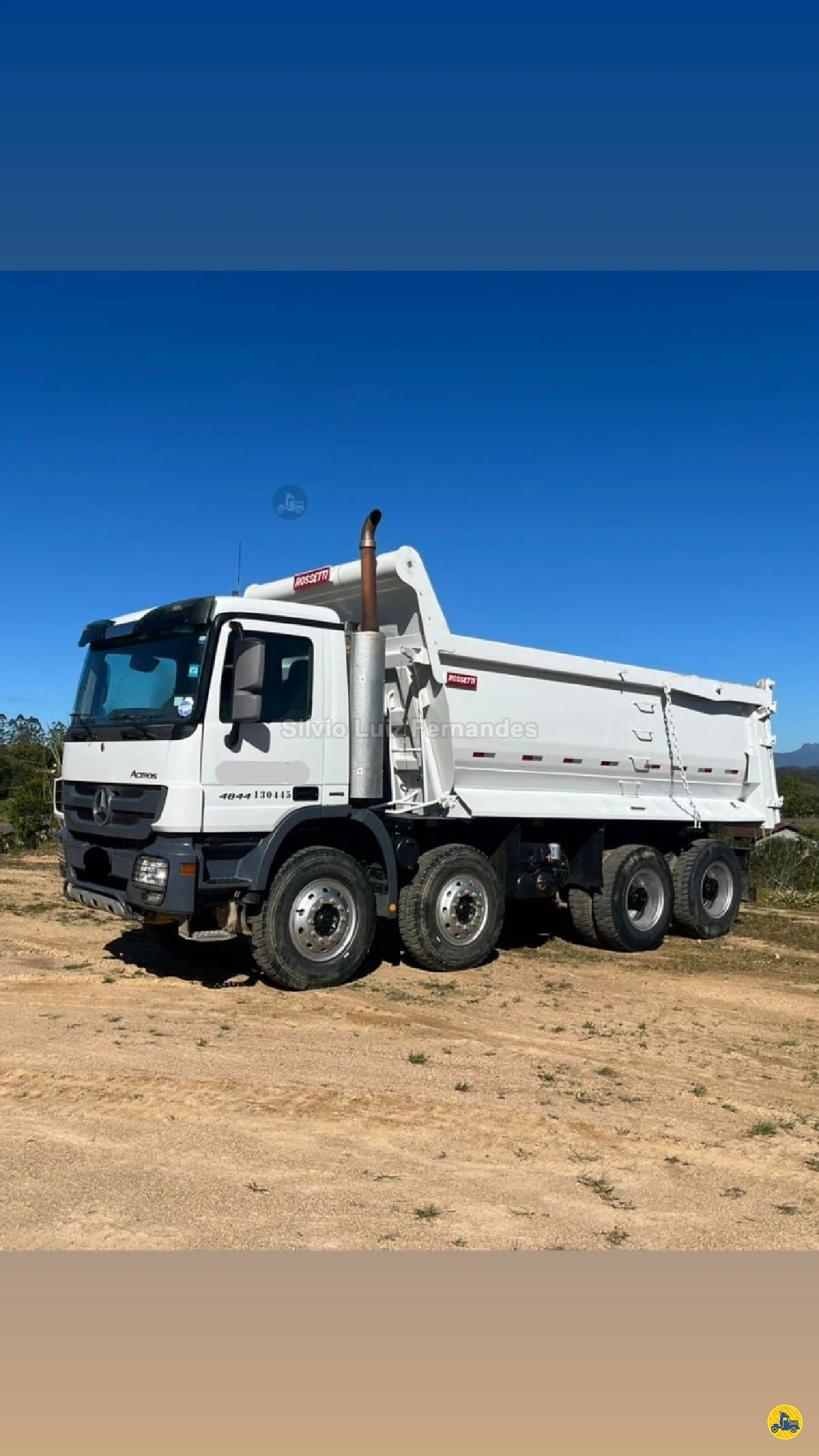 CAMINHAO MERCEDES-BENZ MB 4844 Caçamba Basculante Cavalo 8x4 Silvio Caminhões TUBARAO SANTA CATARINA SC